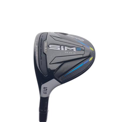 Used TaylorMade Sim2 Max 5 Wood / 18 Degrees / Regular Flex / Left-Handed