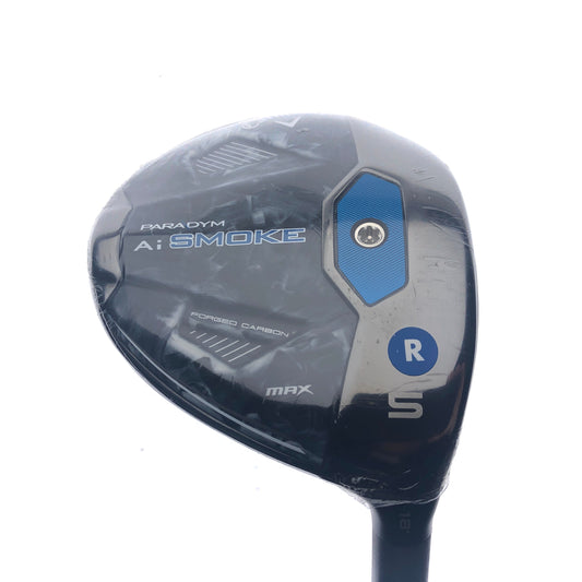 NEW Callaway Paradym Ai Smoke MAX 5 Fairway Wood / 18 Degrees / Regular Flex