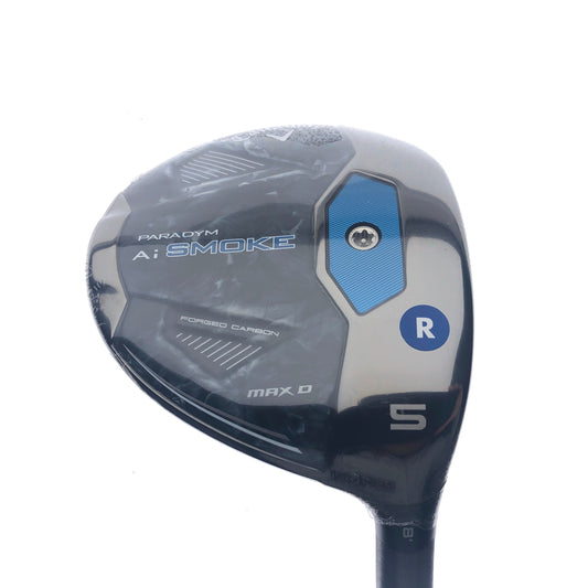 NEW Callaway Paradym Ai Smoke MAX D 5 Fairway Wood / 18 Degrees / Regular Flex