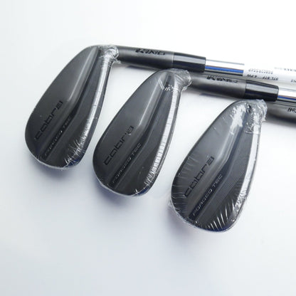 NEW Cobra King Forged Tec Black 2022 Iron Set / 4 - PW / Stiff Flex