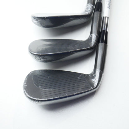 NEW Cobra King Forged Tec Black 2022 Iron Set / 4 - PW / Stiff Flex