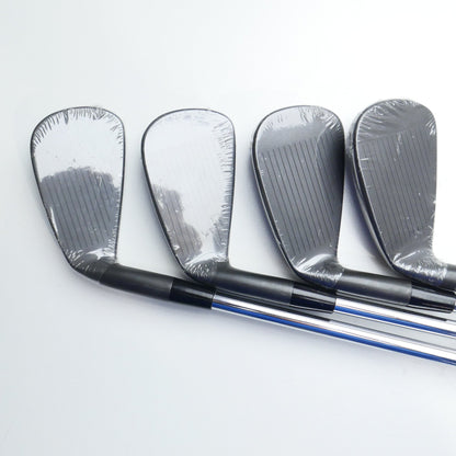 NEW Cobra King Forged Tec Black 2022 Iron Set / 4 - PW / Stiff Flex