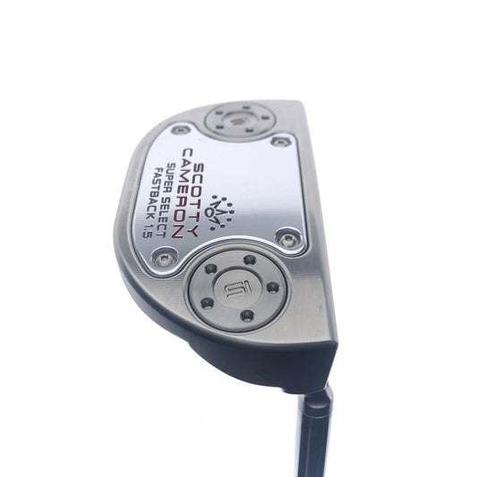 NEW Scotty Cameron Super Select Fastback 1.5 Putter / 34.0 Inches
