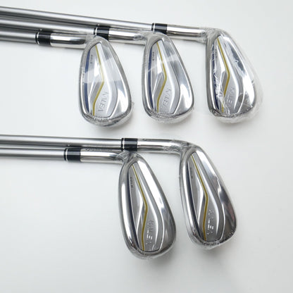 NEW TaylorMade Kalea Gold Iron Set / 7 - SW / Ladies Flex / Left-Handed