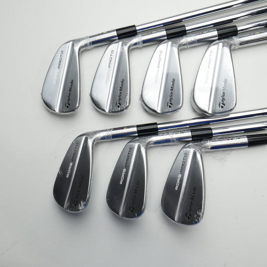 NEW TaylorMade Rors Proto Iron Set / 4 - PW / Stiff Flex