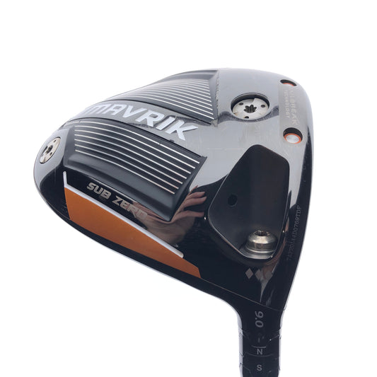 Used TOUR ISSUE Callaway Mavrik Sub Zero Triple Diamond Driver / 9 Deg / Stiff