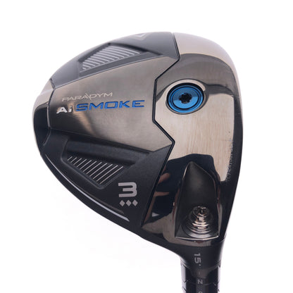 Used TOUR ISSUE Callaway Paradym Ai Smoke Triple Diamond 3 F'W / 15 Deg / XStiff
