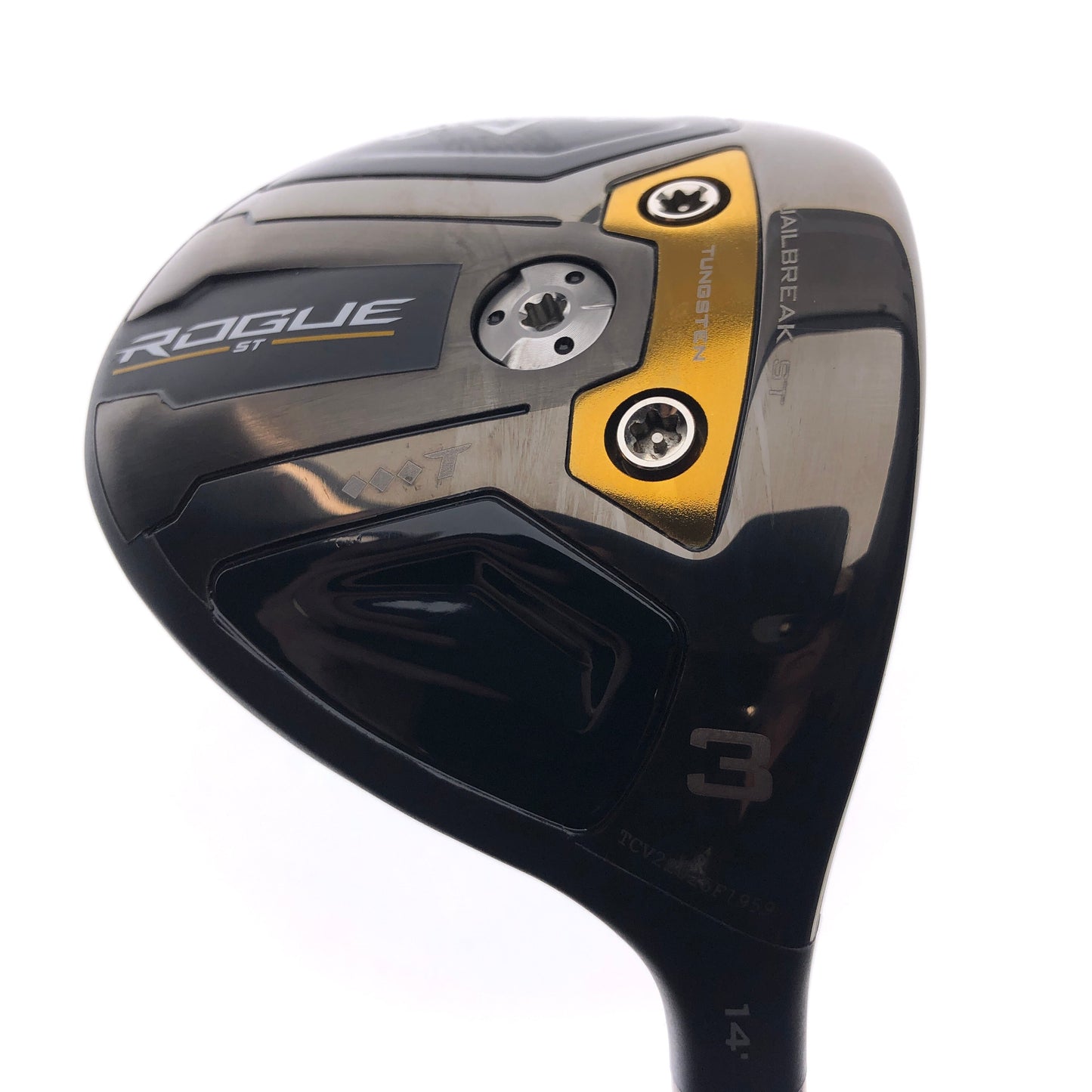 Used TOUR ISSUE Callaway Rogue ST Triple Diamond T 3 F'W / 14 Deg / Stiff Flex