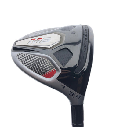 Used TOUR ISSUE TaylorMade M6 3 Fairway Wood / 15 Degrees / TX Flex