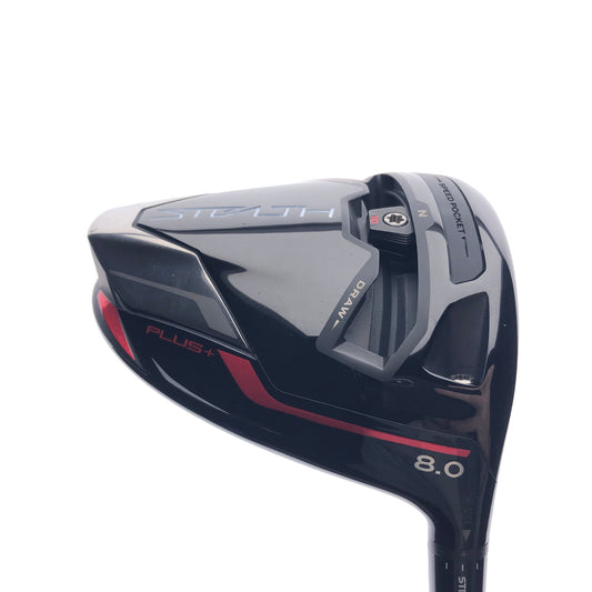 Used TOUR ISSUE TaylorMade Stealth Plus Driver / 8.0 Degrees / X-Stiff Flex
