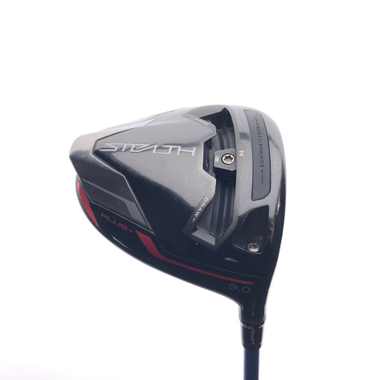 Used TOUR ISSUE TaylorMade Stealth Plus Driver / 9.0 Degrees / A Flex