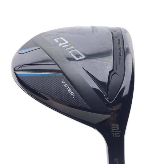 Used TaylorMade Qi10 3 Fairway Wood / 15 Degrees / Stiff Flex