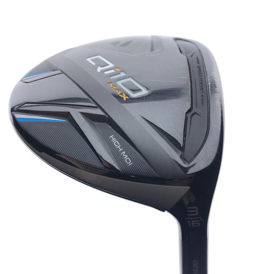 Used TaylorMade Qi10 Max 3 Fairway Wood / 16 Degrees / X-Stiff Flex