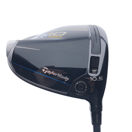 Used TaylorMade Qi10 Max Driver / 10.5 Degrees / Stiff Flex