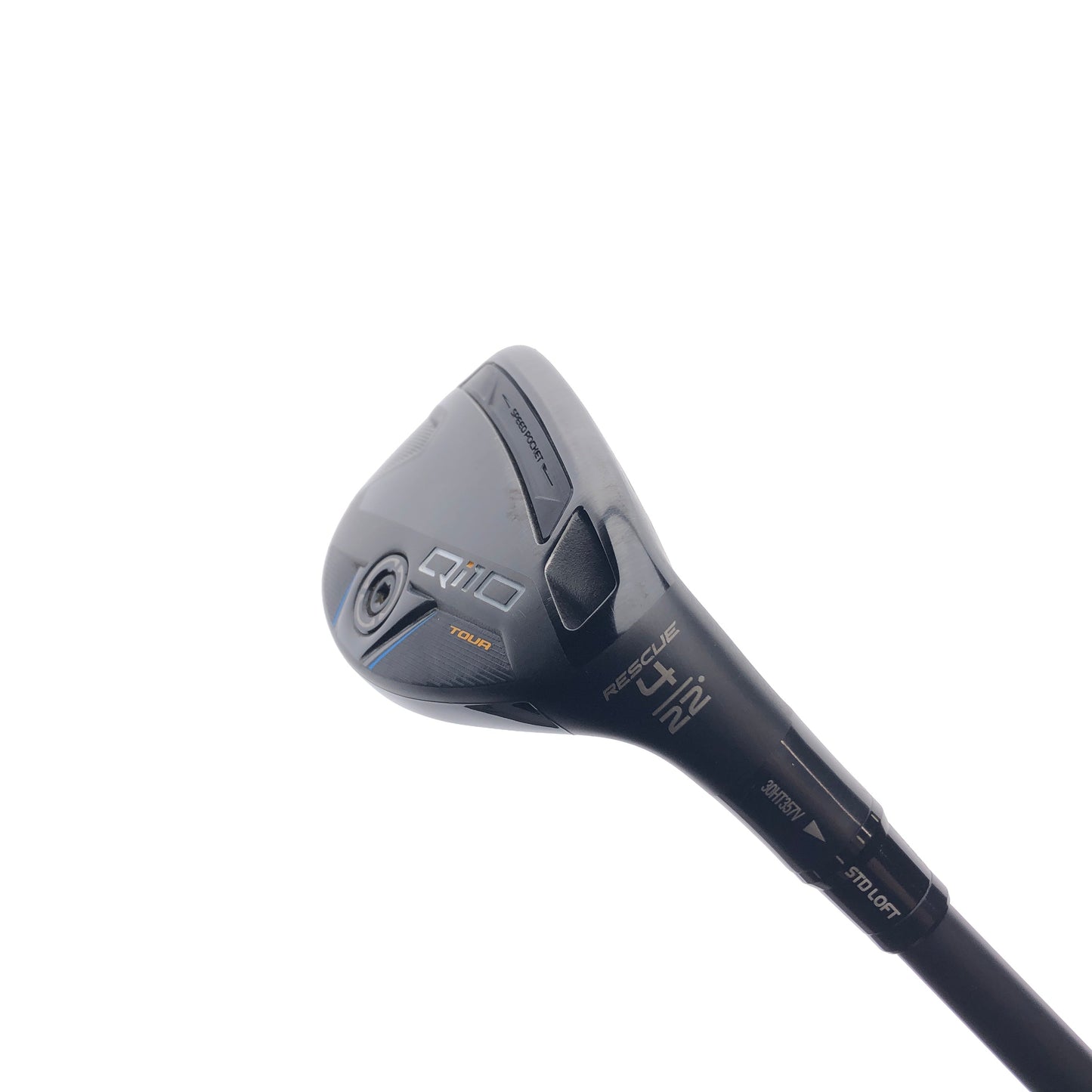 Used TaylorMade Qi10 Tour 4 Hybrid / 22 Degrees / Stiff Flex