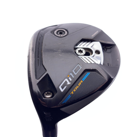 Used TaylorMade Qi10 Tour 5 Fairway Wood / 18 Deg / X-Stiff Flex / Left-Handed