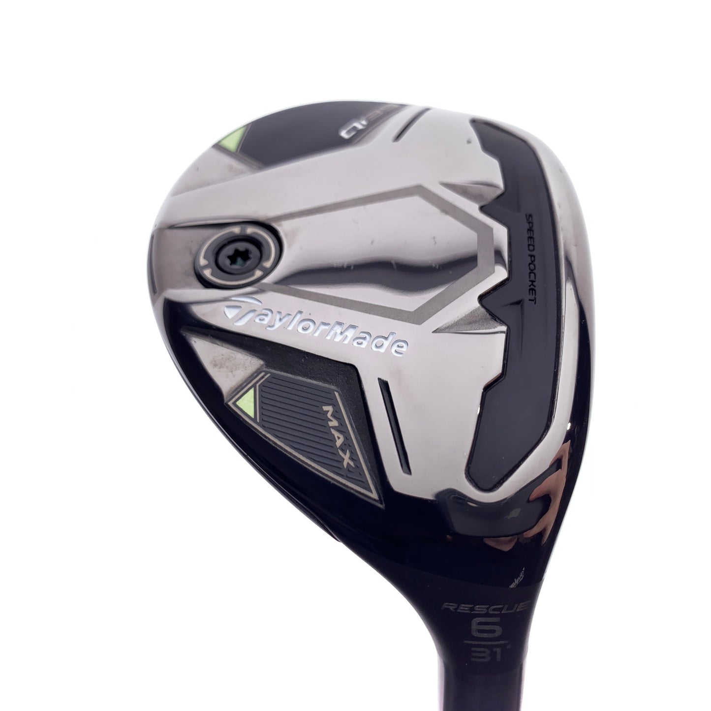Used TaylorMade Qi35 Max 6 Hybrid / 31 Degrees / Regular Flex