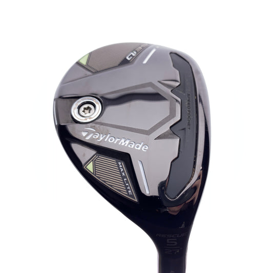 Used TaylorMade Qi35 Max Lite 5 Hybrid / 27 Degrees / Soft Regular Flex