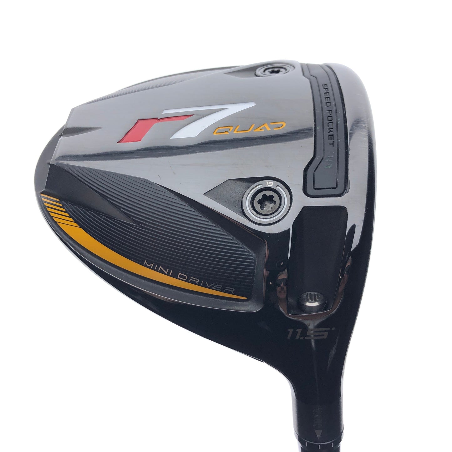 Used TaylorMade R7 Quad Mini Driver / 11.5 Degrees / Regular Flex