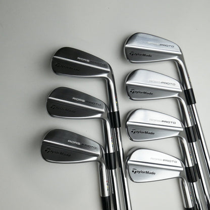 Used TaylorMade Rors Proto Iron Set / 4 - PW / X-Stiff Flex