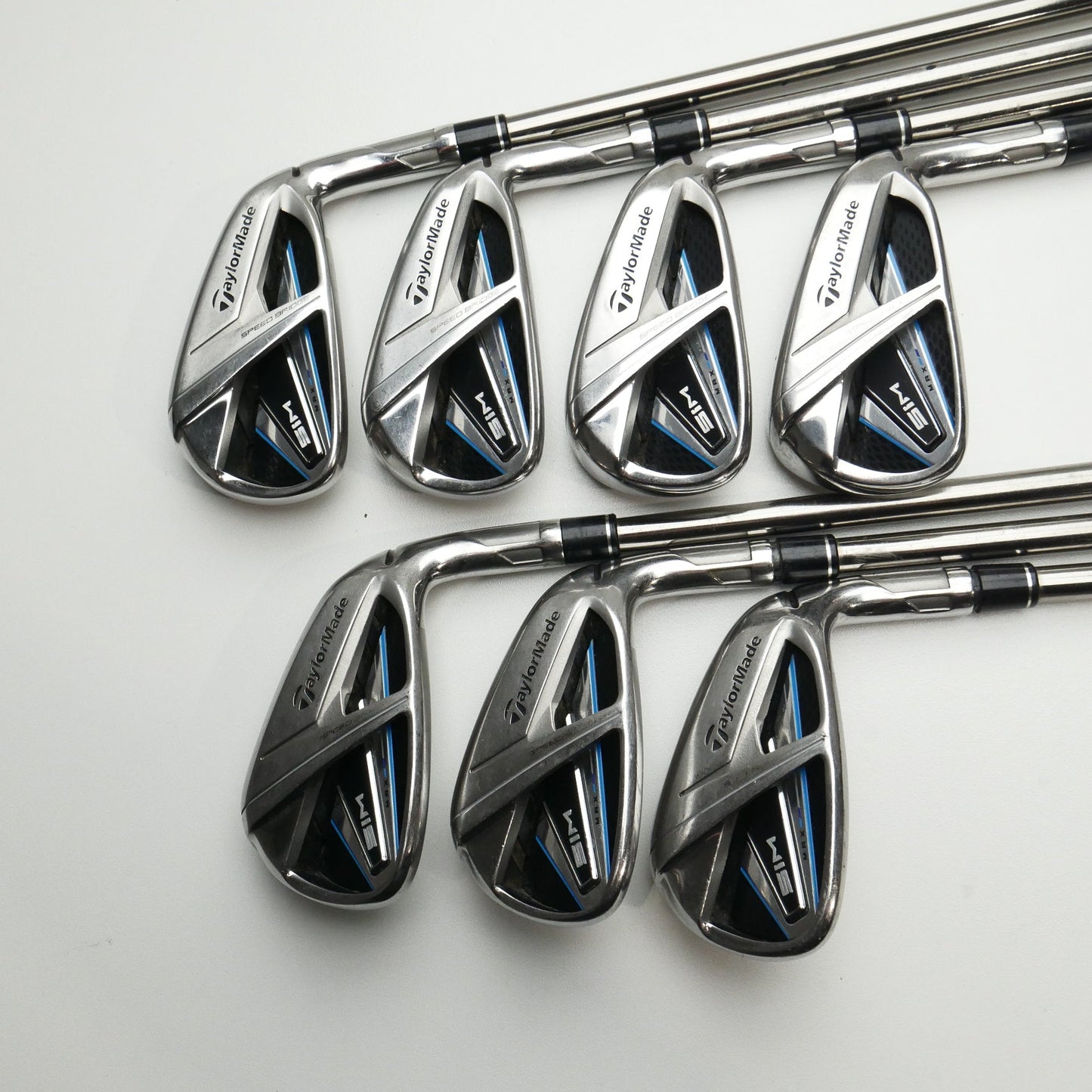 Used TaylorMade SIM Max Iron Set / 4 - PW / Regular Flex