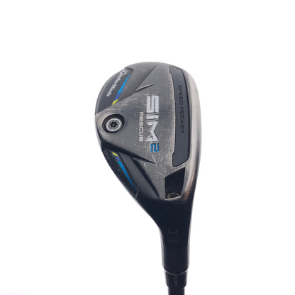 Used TaylorMade Sim2 Rescue 4 Hybrid / 22 Degrees / Stiff Flex