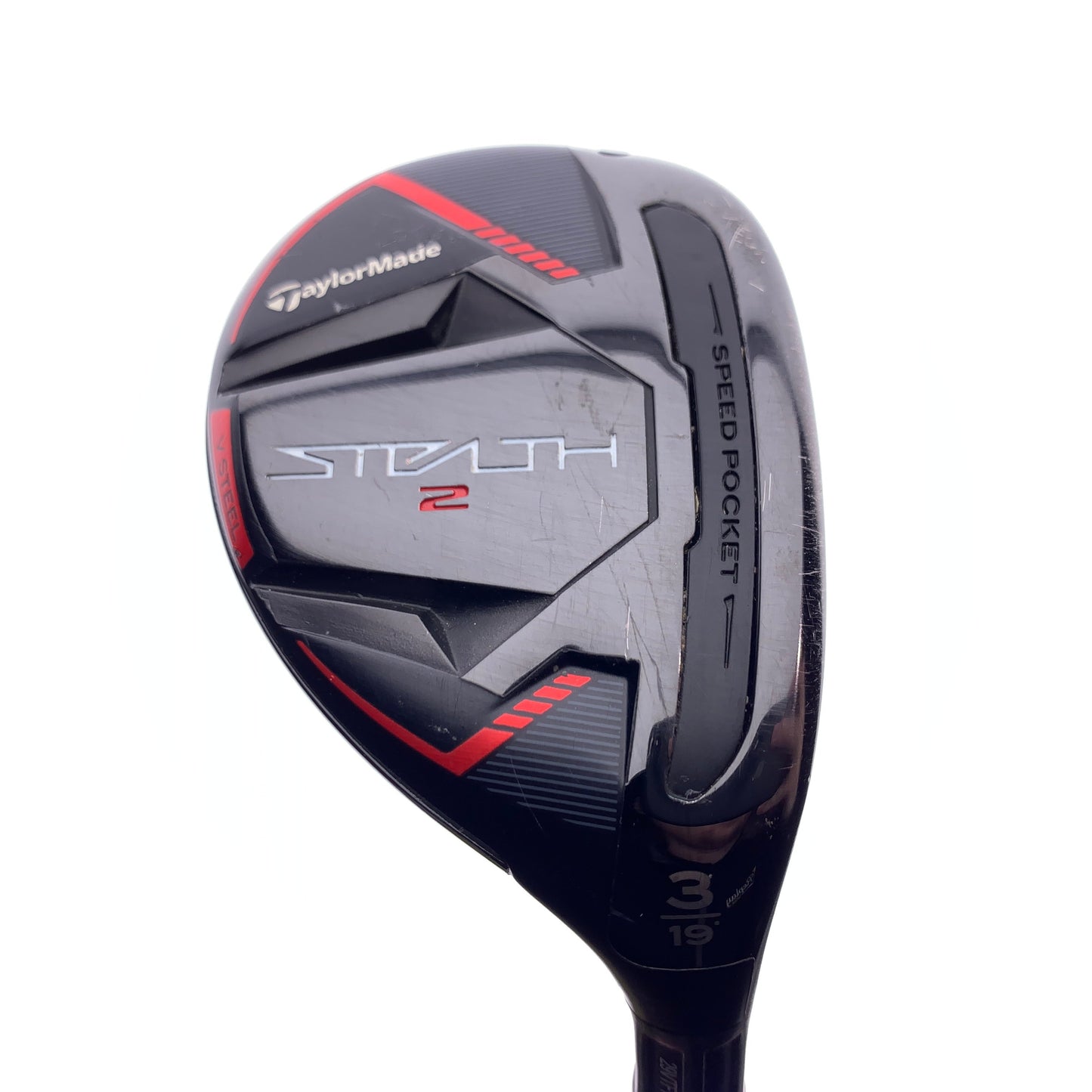 Used TaylorMade Stealth 2 3 Hybrid / 19 Degrees / Stiff Flex