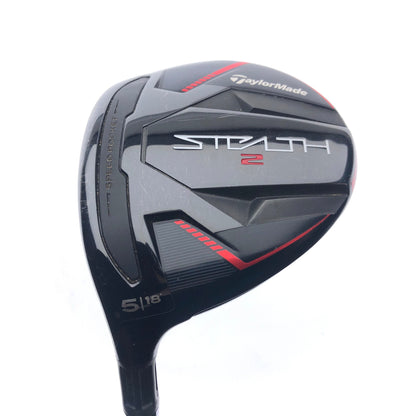 Used TaylorMade Stealth 2 5 Fairway Wood / 18 Degrees / Stiff Flex / Left-Handed