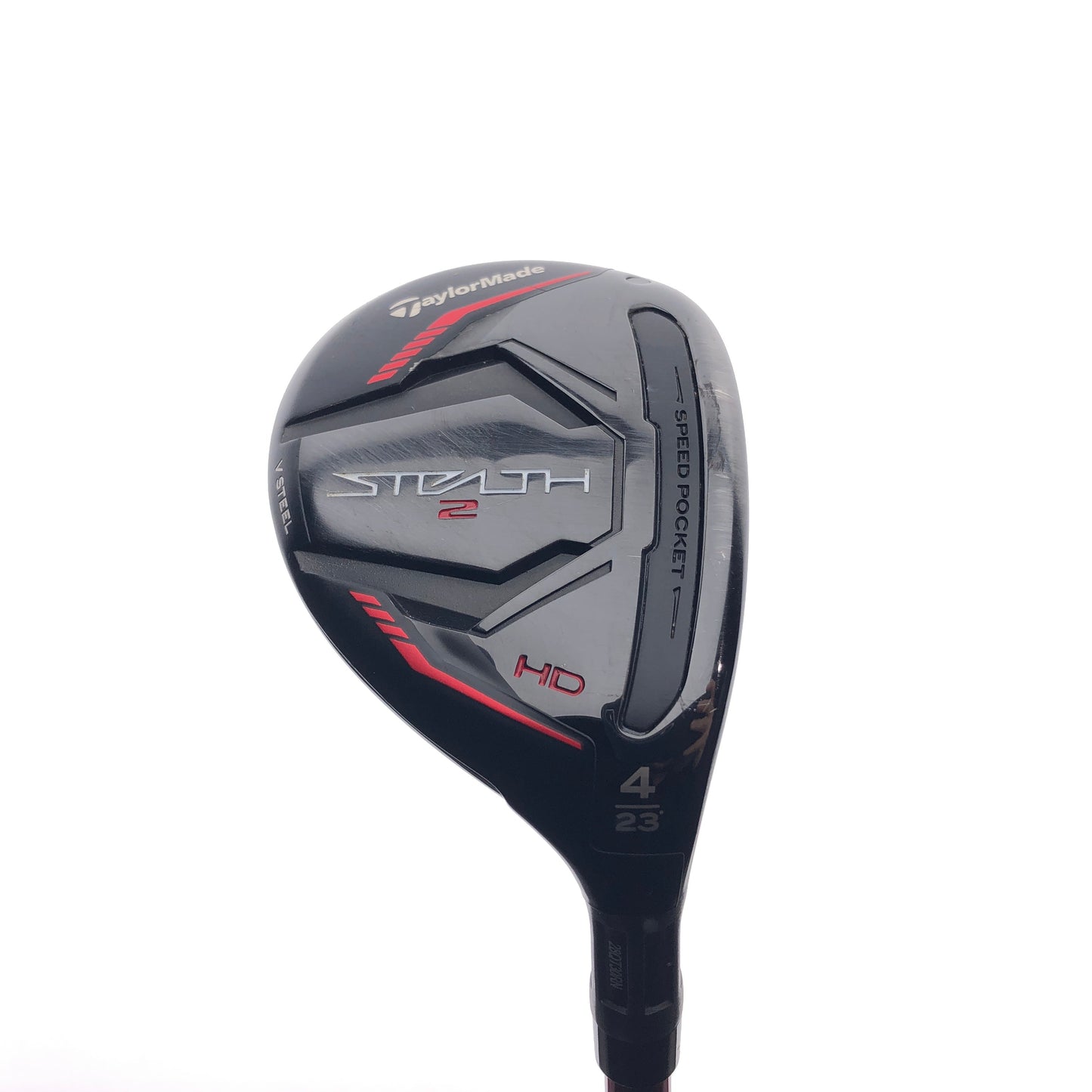 Used TaylorMade Stealth 2 HD 4 Hybrid / 23 Degrees / Stiff Flex