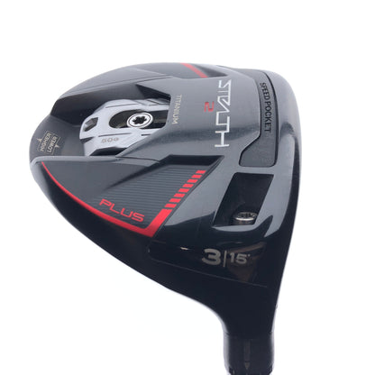 Used TaylorMade Stealth 2 Plus 3 Fairway Wood / 15 Degrees / Stiff Flex