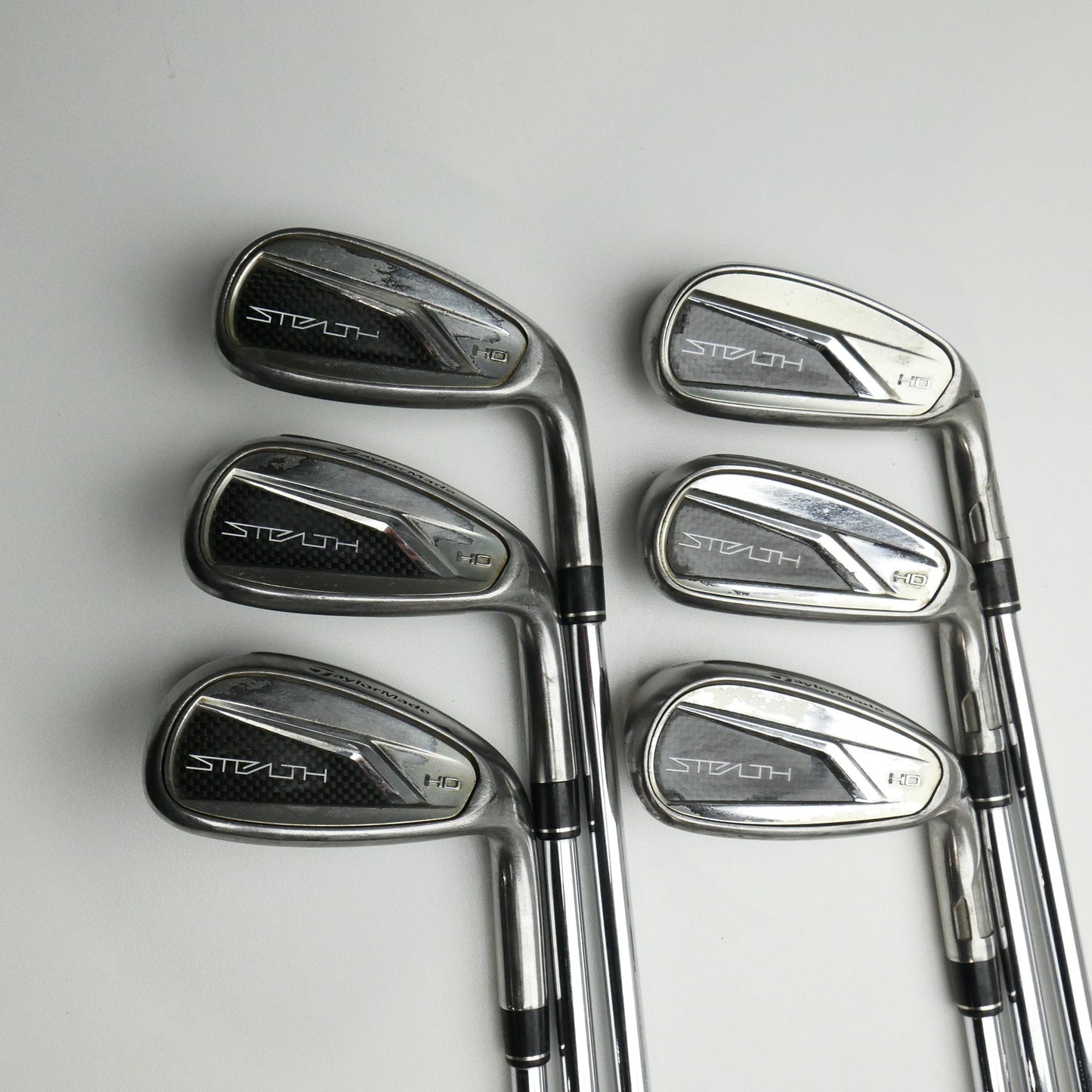 Used TaylorMade Stealth HD Iron Set / 6 - PW + AW / Regular Flex