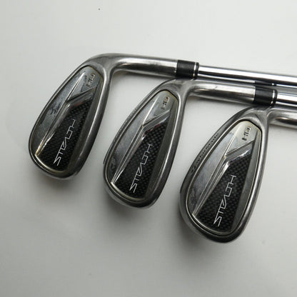Used TaylorMade Stealth HD Iron Set / 6 - PW + AW / Regular Flex
