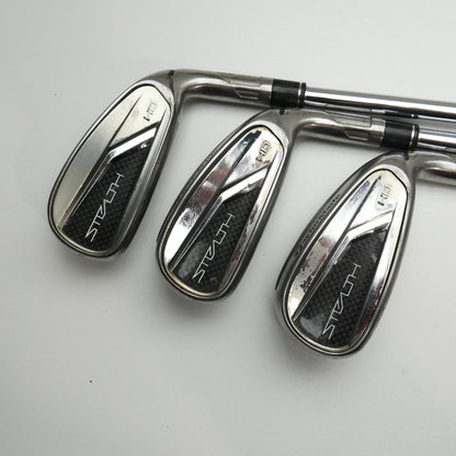 Used TaylorMade Stealth HD Iron Set / 6 - PW + AW / Regular Flex