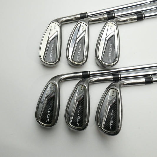 Used TaylorMade Stealth HD Iron Set / 6 - PW + AW / Regular Flex