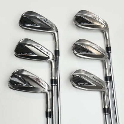 Used TaylorMade Stealth Iron Set / 5 - PW / Regular Flex