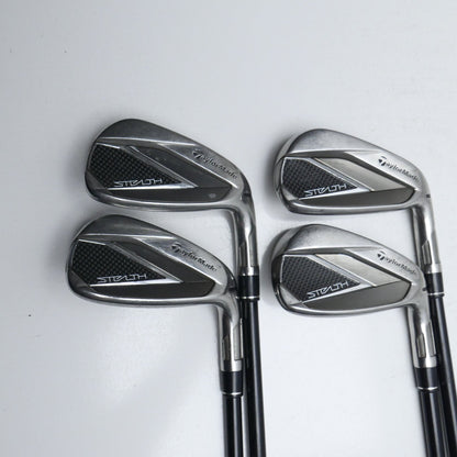 Used TaylorMade Stealth Iron Set / 7 - PW / Regular Flex