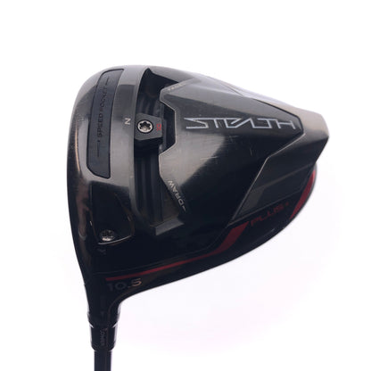 Used TaylorMade Stealth Plus Driver / 10.5 Degrees / TX Flex / Left-Handed
