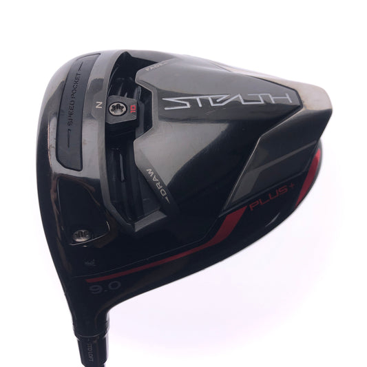 Used TaylorMade Stealth Plus Driver / 9.0 Degrees / Stiff Flex / Left-Handed