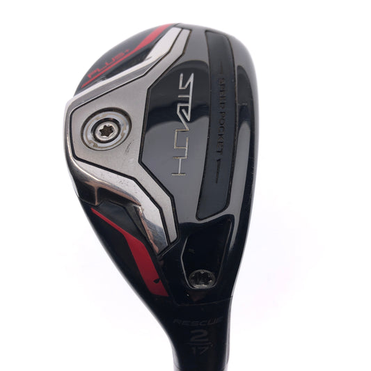 Used TaylorMade Stealth Plus Rescue 2 Hybrid / 17 Degrees / Stiff Flex