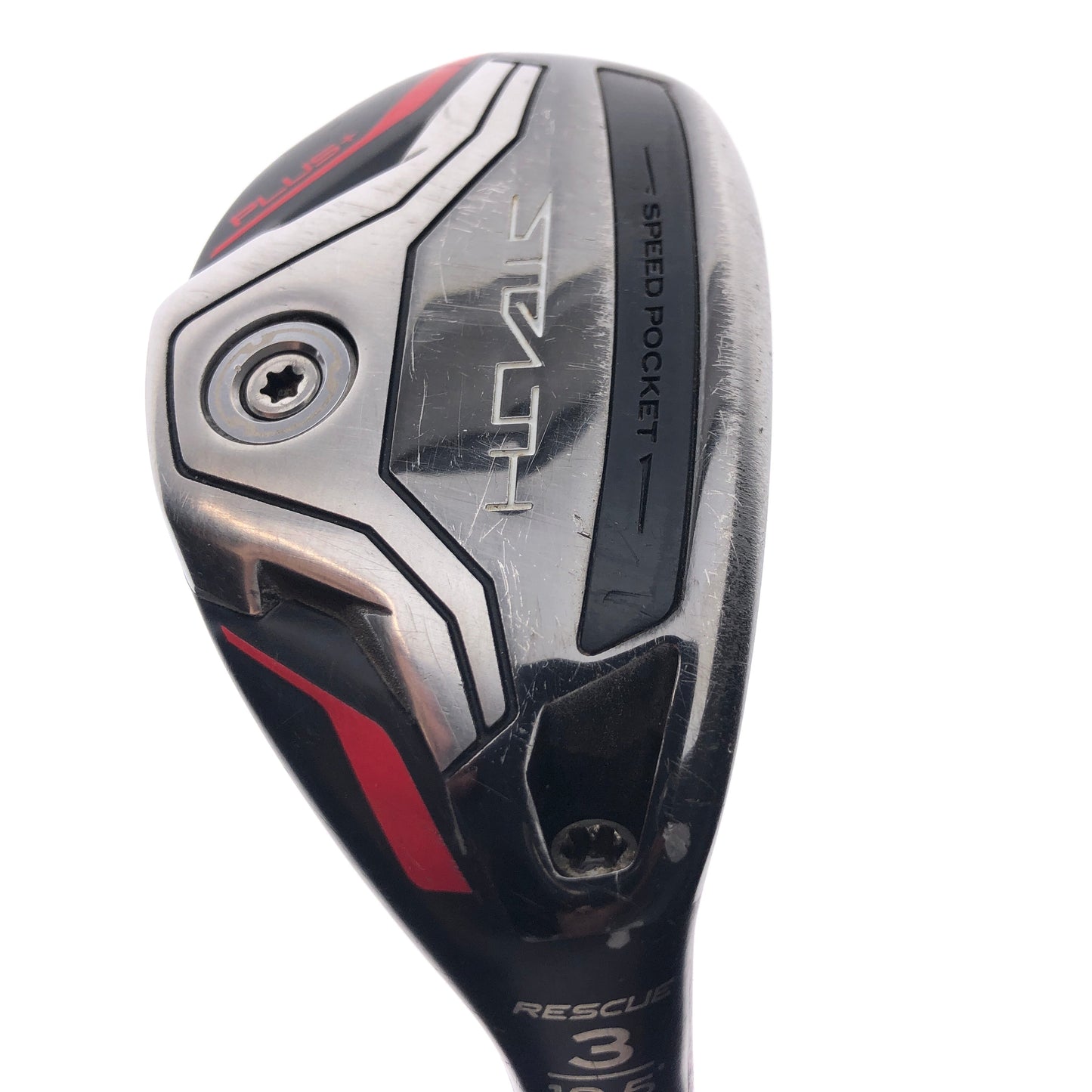 Used TaylorMade Stealth Plus Rescue 3 Hybrid / 19.5 Degrees / Stiff Flex
