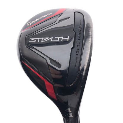 Used TaylorMade Stealth Rescue 4 Hybrid / 22 Degrees / A Flex