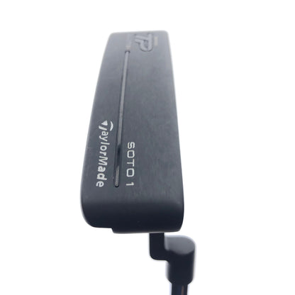 Used TaylorMade TP Black Soto 1 Putter / 35.0 Inches