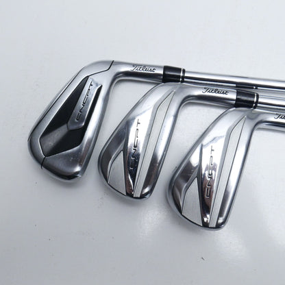 Used Titleist CP 03 and 04 Combo Iron Set / 5 - PW / Stiff Flex