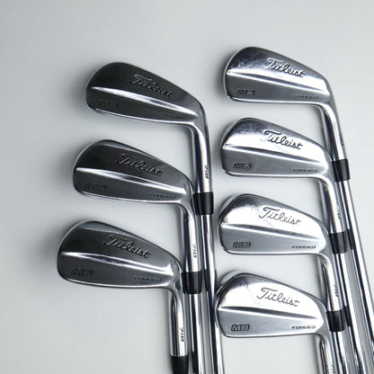 Used Titleist MB 718 Iron Set / 4 - PW / Stiff Flex