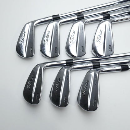 Used Titleist MB 718 Iron Set / 4 - PW / Stiff Flex