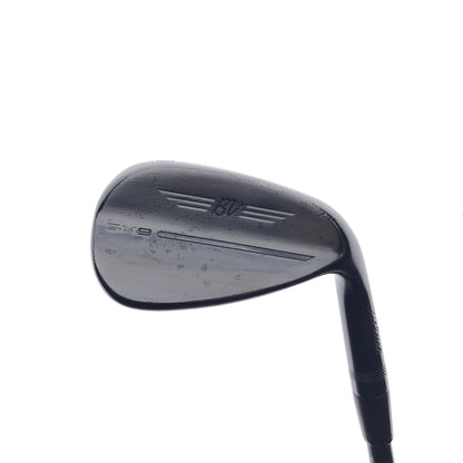 Used Titleist SM9 Jet Black Premium Gap Wedge / 50.0 Degrees / Wedge Flex