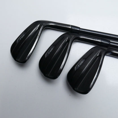 Used Titleist T100 2021 Black Iron Set / 4 - PW / Stiff Flex