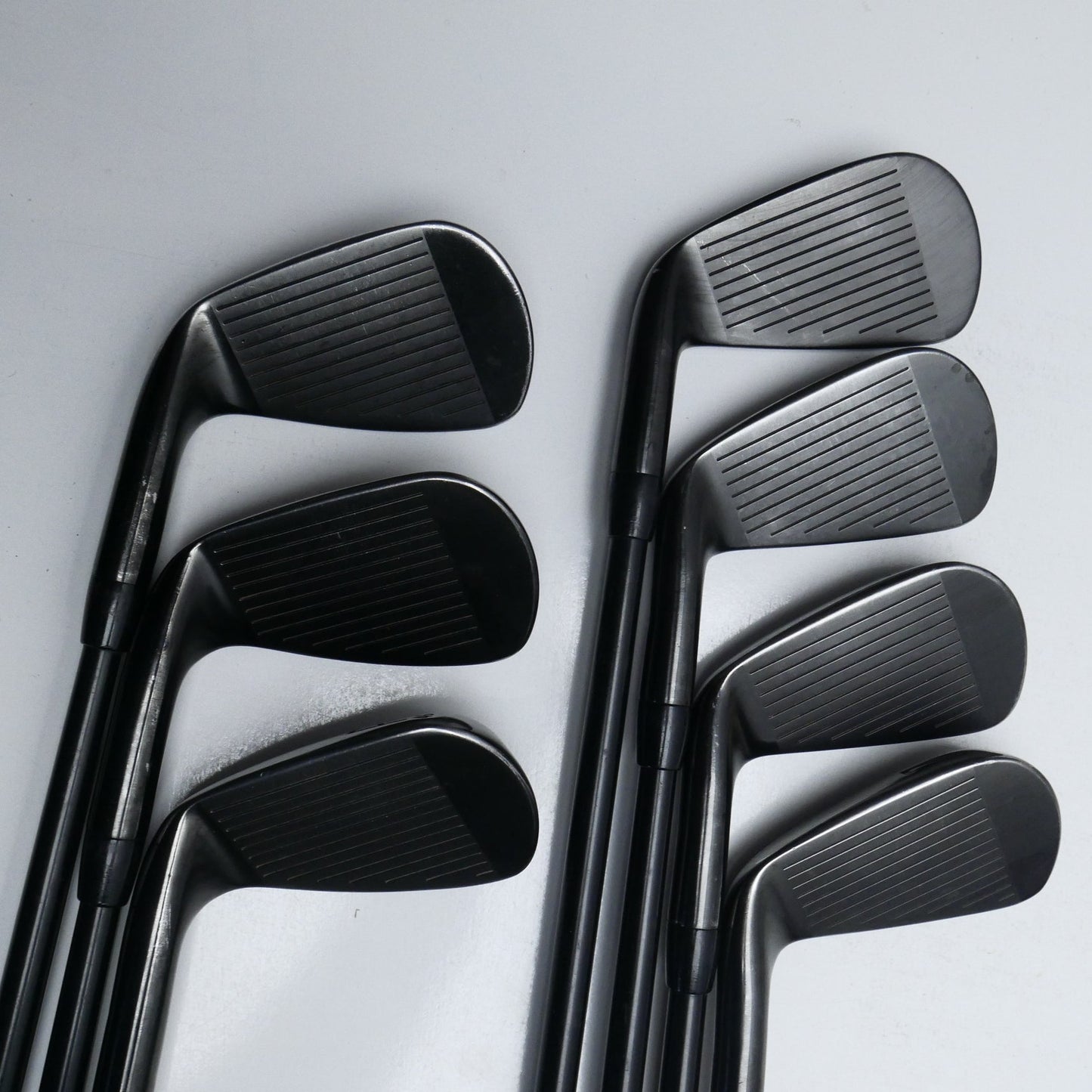 Used Titleist T100 2021 Black Iron Set / 4 - PW / Stiff Flex