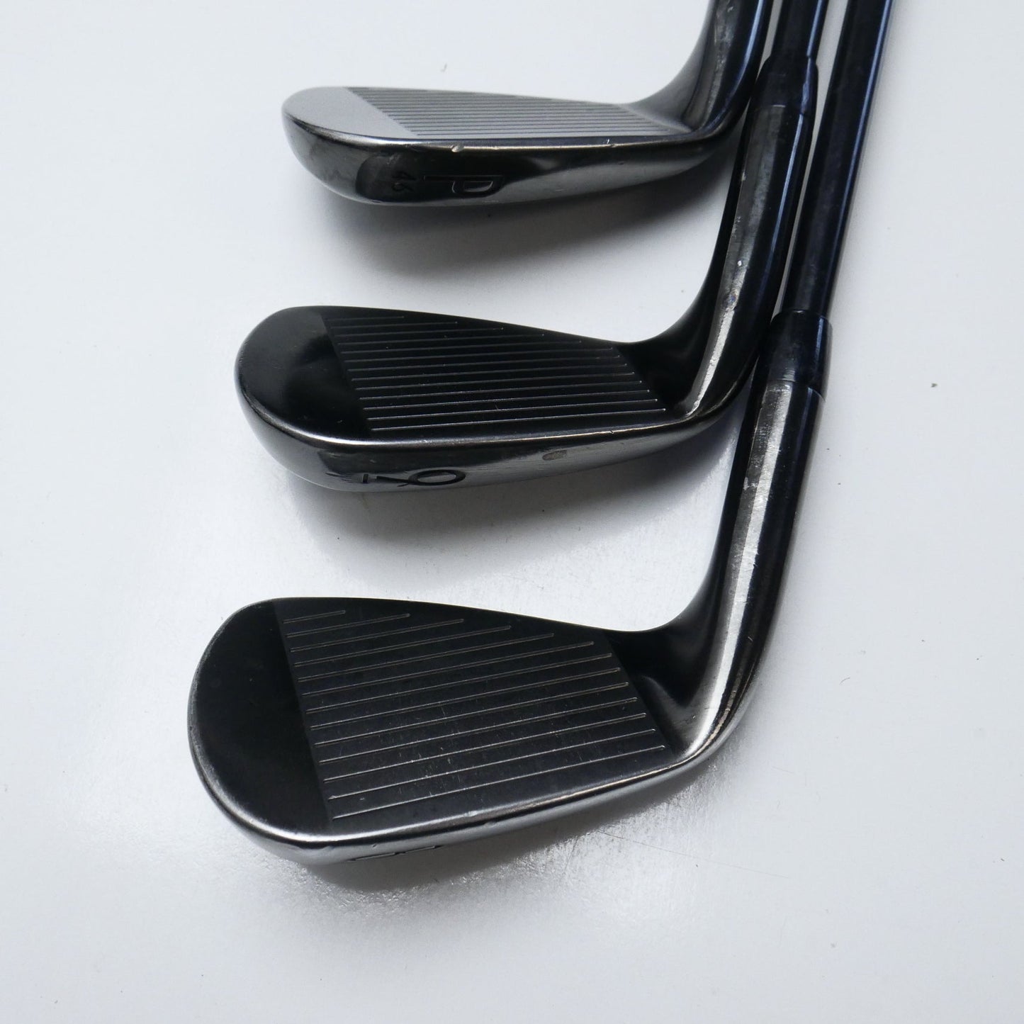 Used Titleist T100 2021 Black Iron Set / 4 - PW / Stiff Flex