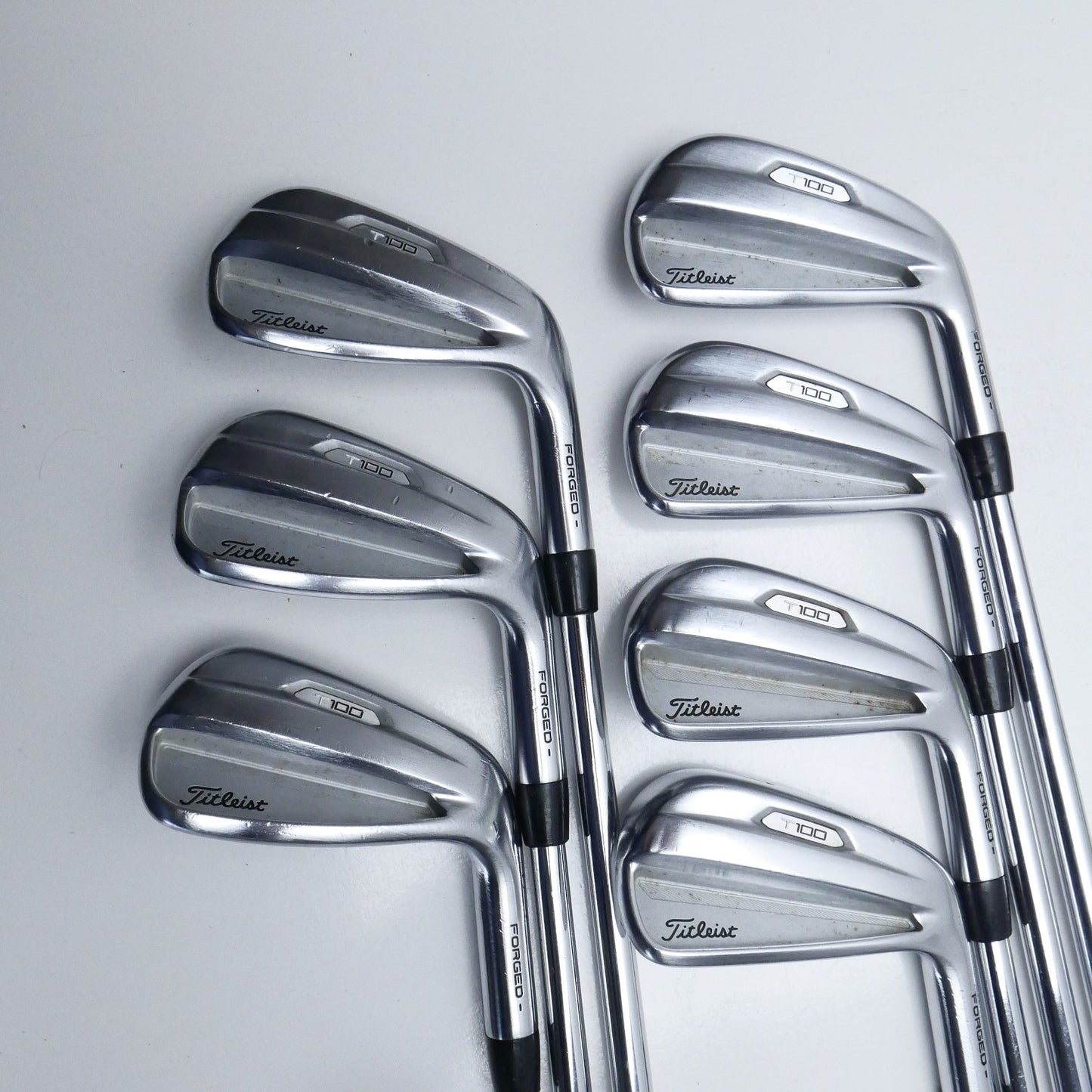 Used Titleist T100 2021 Iron Set / 4 - PW / X-Stiff Flex